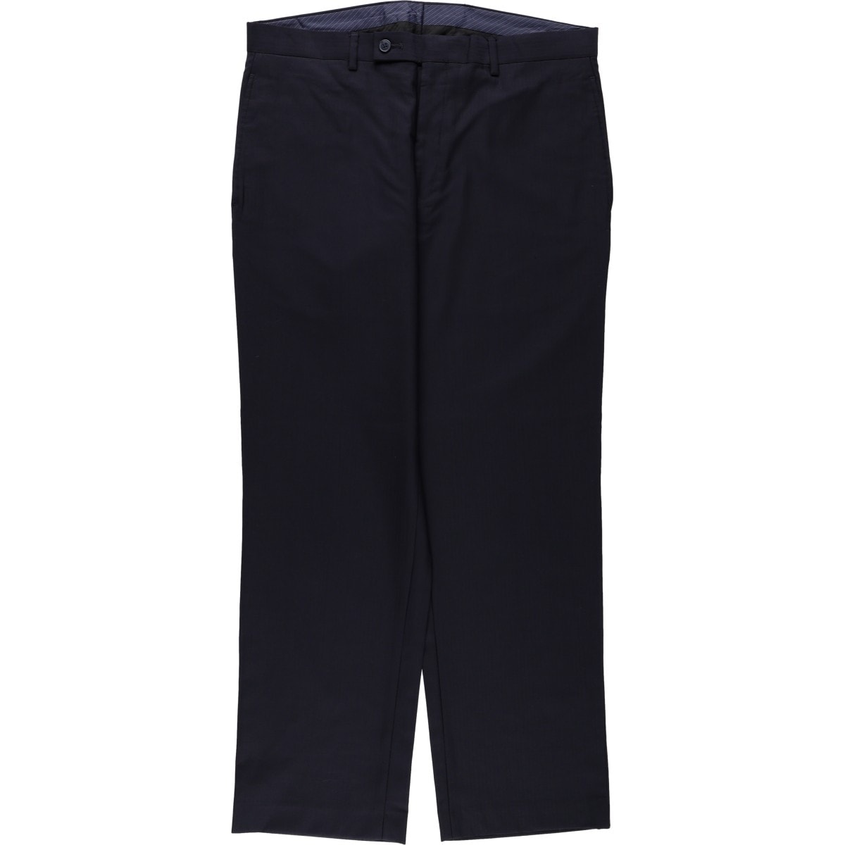 古着 カルバンクライン Calvin klein slim fit ストライプ柄 ウールパンツ スラックス メンズw35相当/eaa678521