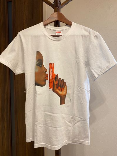 Supreme Water Pistol Tee "White"