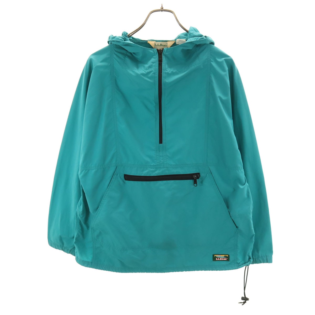 L.L.Bean エルエルビーン 80s 90s USA製 オールド アノラックパーカー L エメラルドグリーン アウトドア