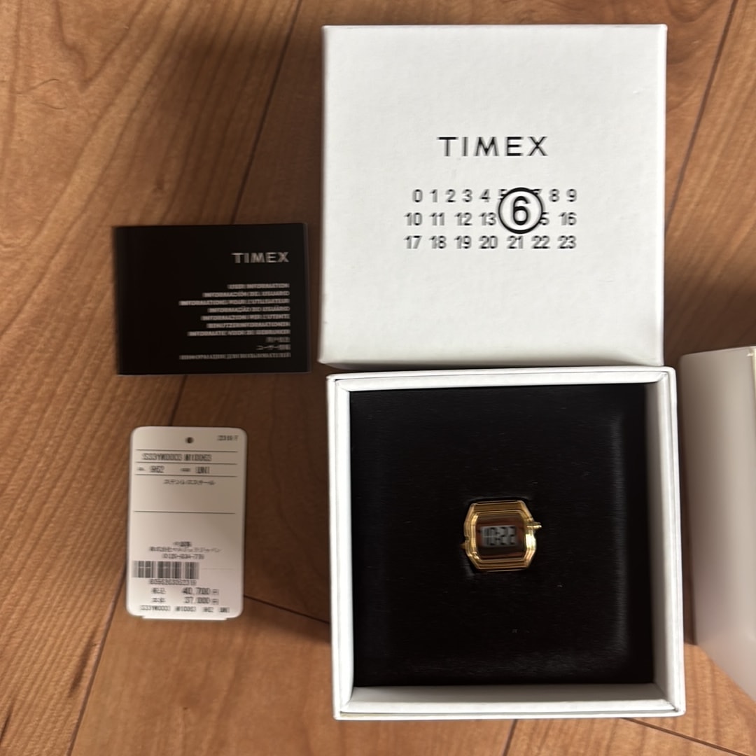 TIMEX x MM6 Maison Margiela T80 Ring Watch "Gold"