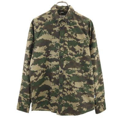 Carhartt 長袖 ボタンダウン ミリタリーシャツ