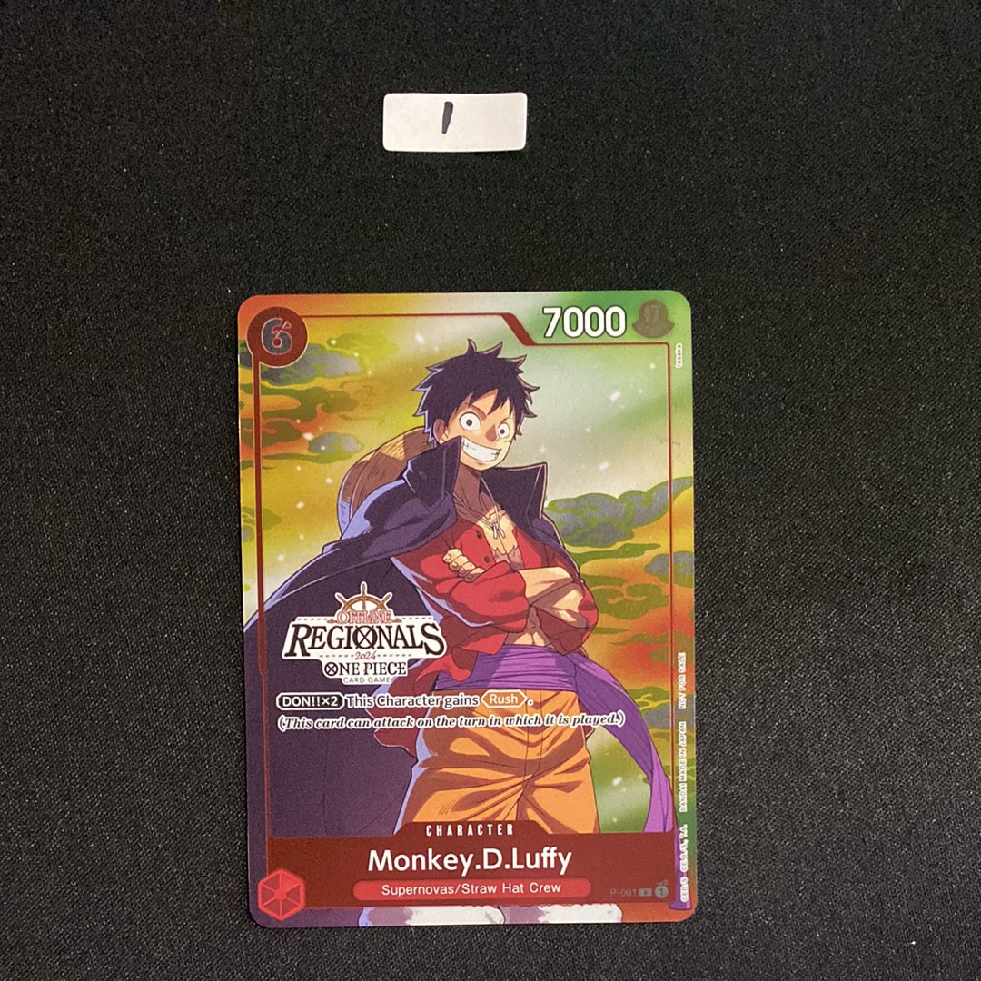 モンキー・D・ルフィ P [P-001]【英語版】(プロモーションカード「オフライン地域 参加パック 2024 Vol.2」)
