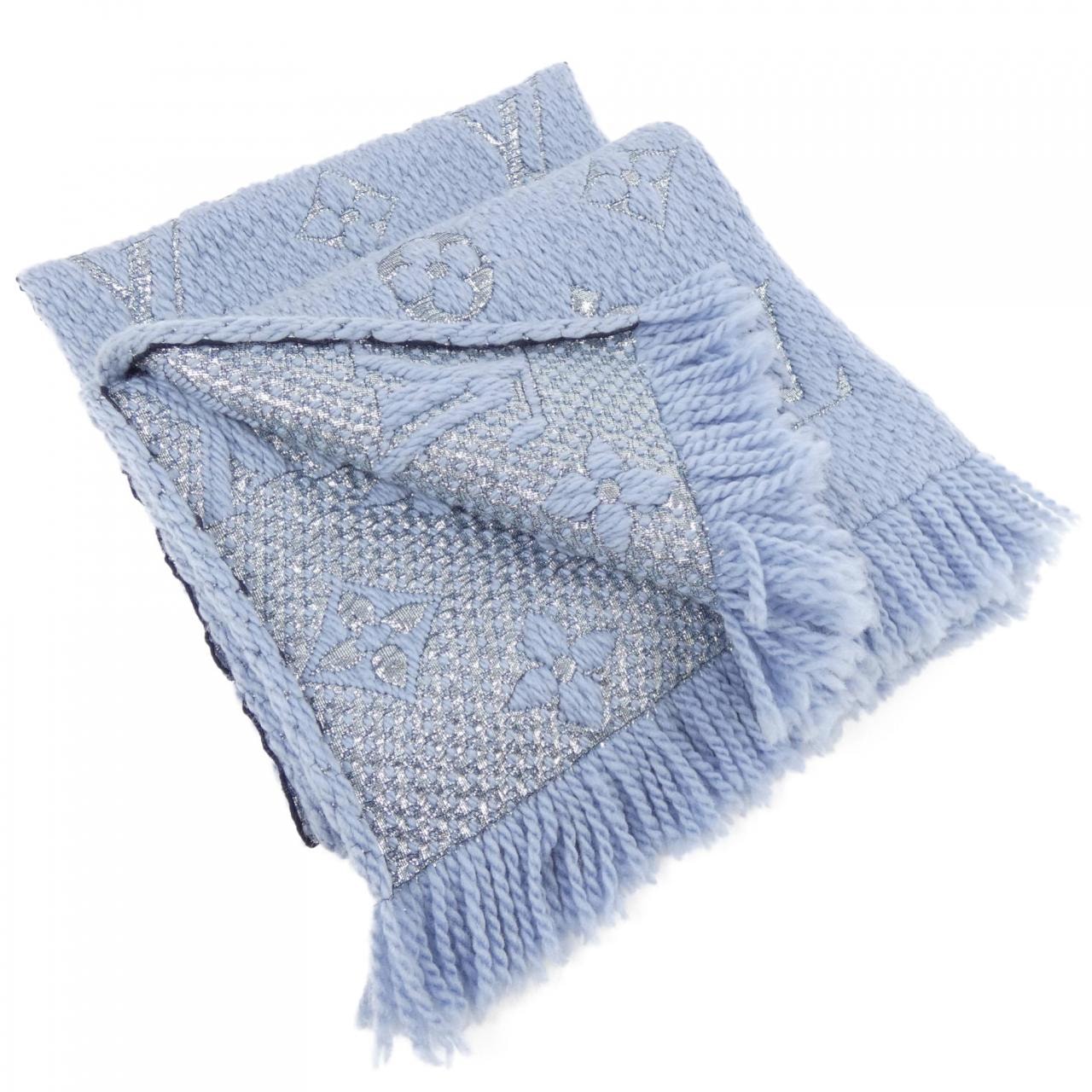 ルイヴィトン LOUIS VUITTON エシャルプ ロゴマニアシャイン M71166 MUFFLER