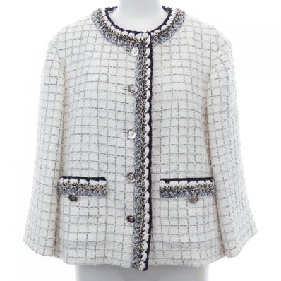 シャネル CHANEL LOOK4 P79364V71556 25S ノーカラージャケット