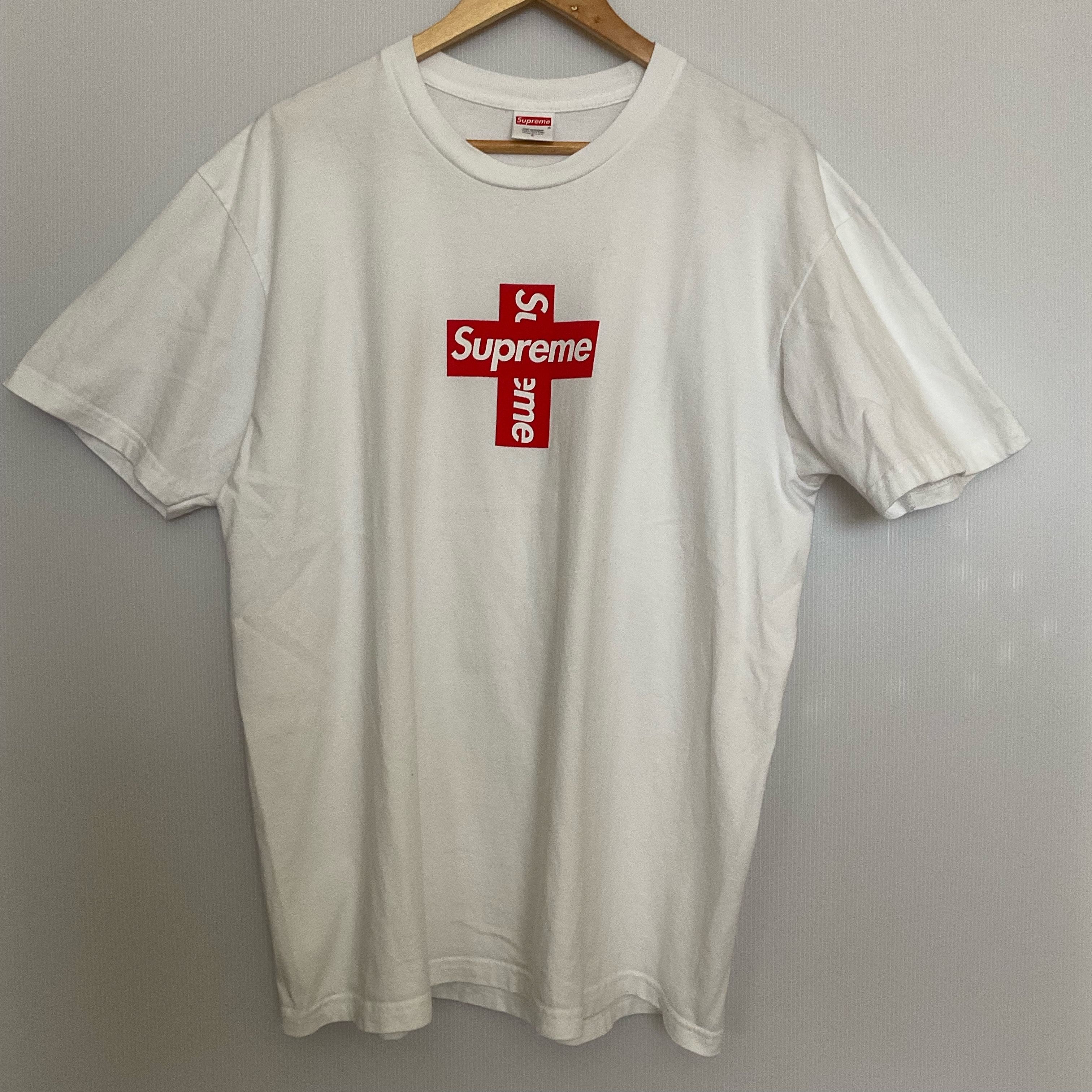 Supreme Cross Box Logo Tee "White"