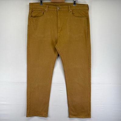 古着 リーバイス Levi's デニム パンツ 505 ジッパーフライ ストレート ジーパン ジーンズ ワンポイント W40 L32 ブラウン系 メンズ