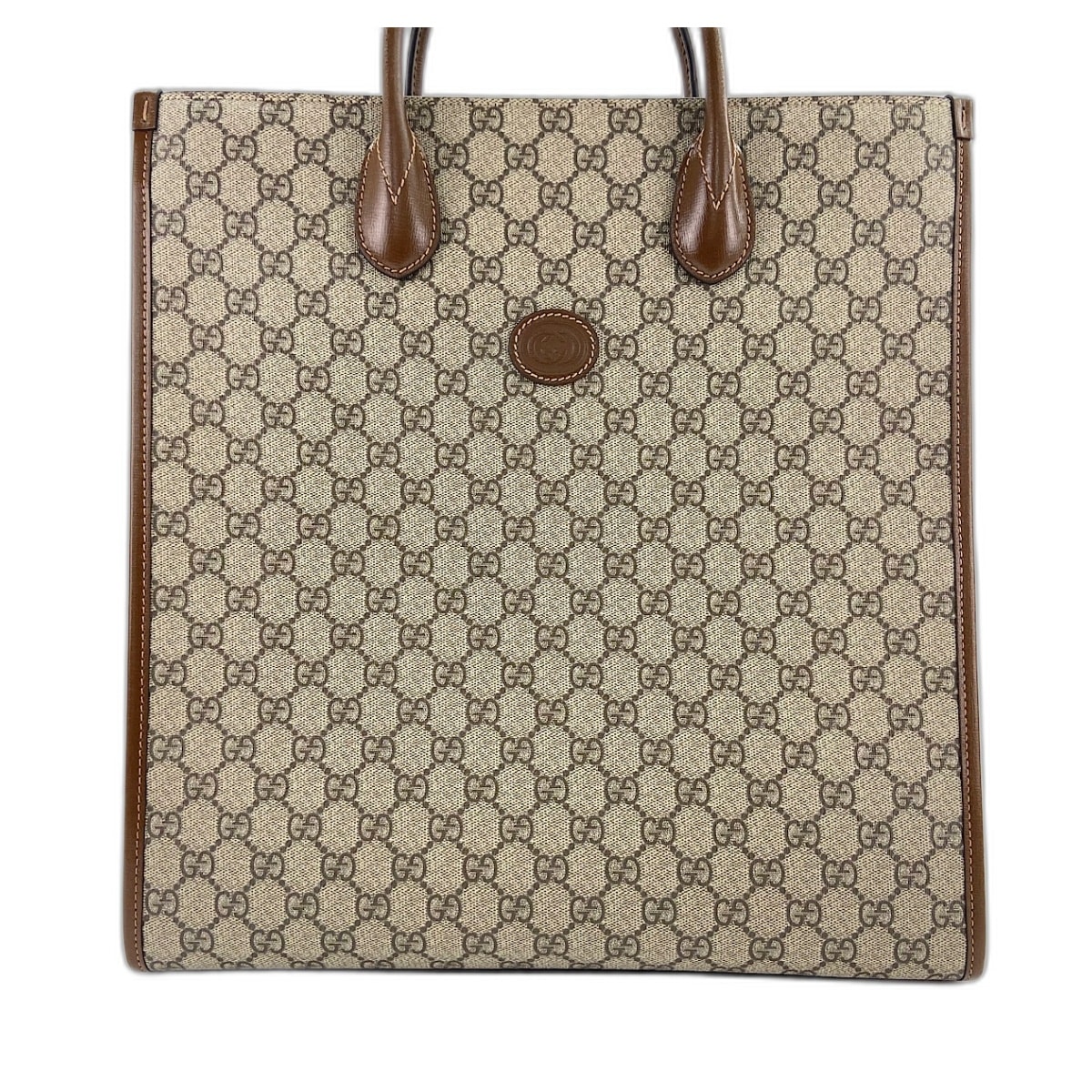 グッチ GUCCI インターロッキングG 2WAY トートバッグ【中古】