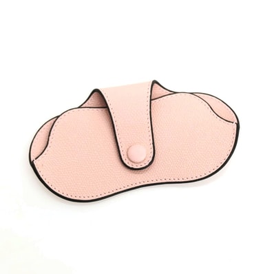 【中古】ヴァレクストラ バレクストラ Valextra レザー メガネケース ライトピンク【レディース】