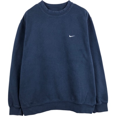 古着 00年代 ナイキ NIKE ワンポイントロゴスウェットシャツ トレーナー メンズL相当/eaa676323