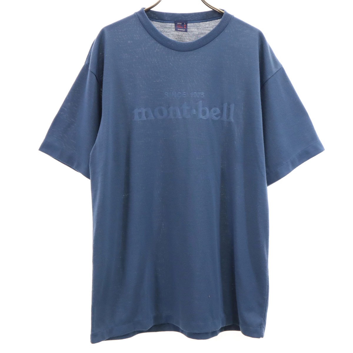 mont-bell モンベル 半袖 Tシャツ L ネイビー系 アウトドア