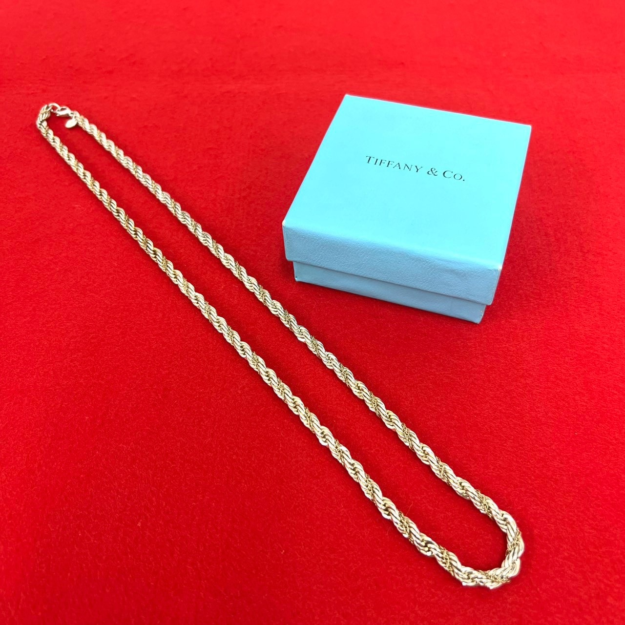 TIFFANY&Co. ティファニー ツイストロープ ネックレス シルバー925 K14イエローゴールド ネックレス シルバー
24501