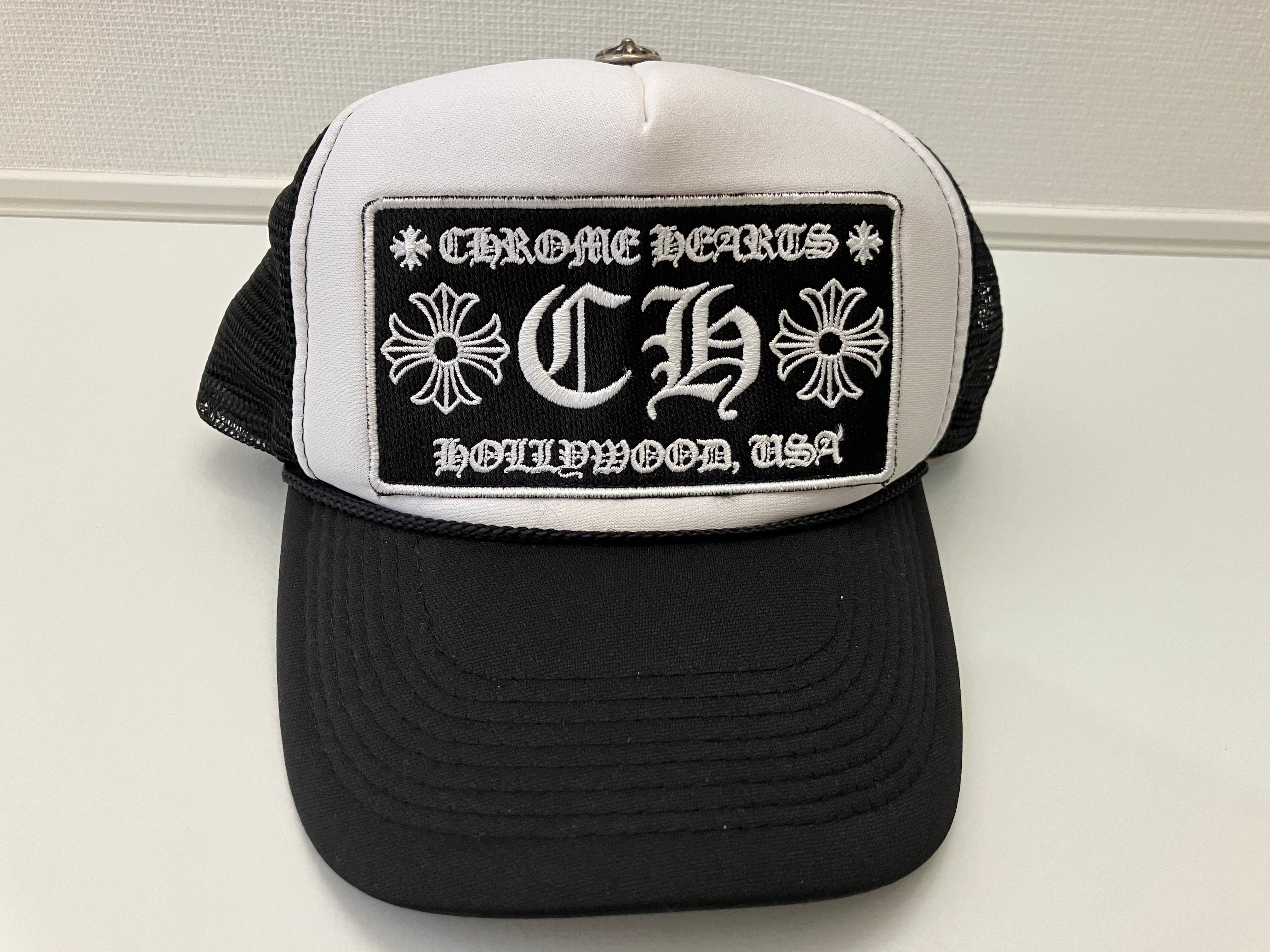 Chrome Hearts Trucker Cap CH "Black/White"