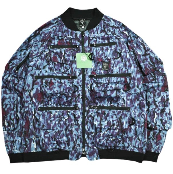 新品 South2 West8 サウスツーウェストエイト S2W8 23SS Multi-Pocket Zipped 2Way Jacket Poly Stretch Twill Camo Printed マルチポケットジップ2WAYジャケット MR702 S