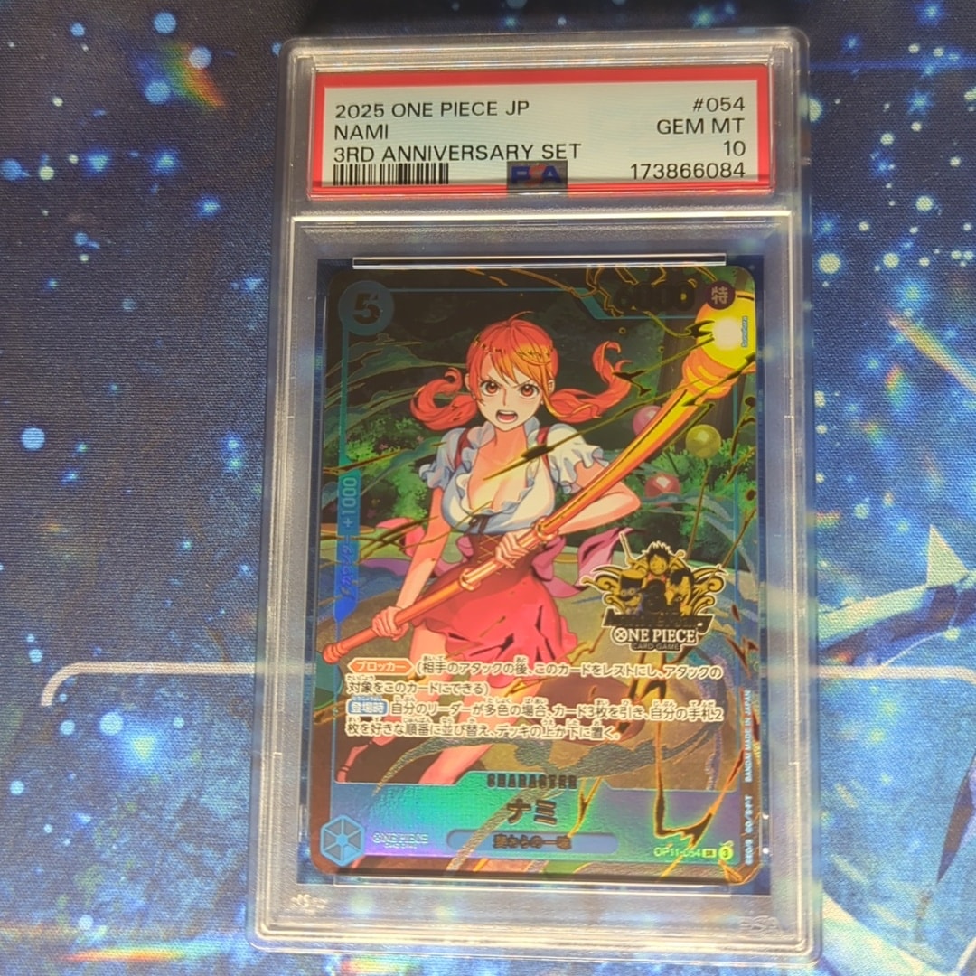 PSA10】ナミ SR [OP11-054](プロモーションカード「3rd アニバーサリー