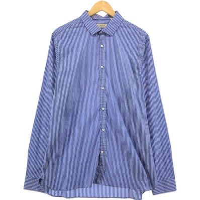古着 バーバリー Burberry's LONDON ストライプ柄 長袖 ストライプシャツ メンズXL相当/eaa560168