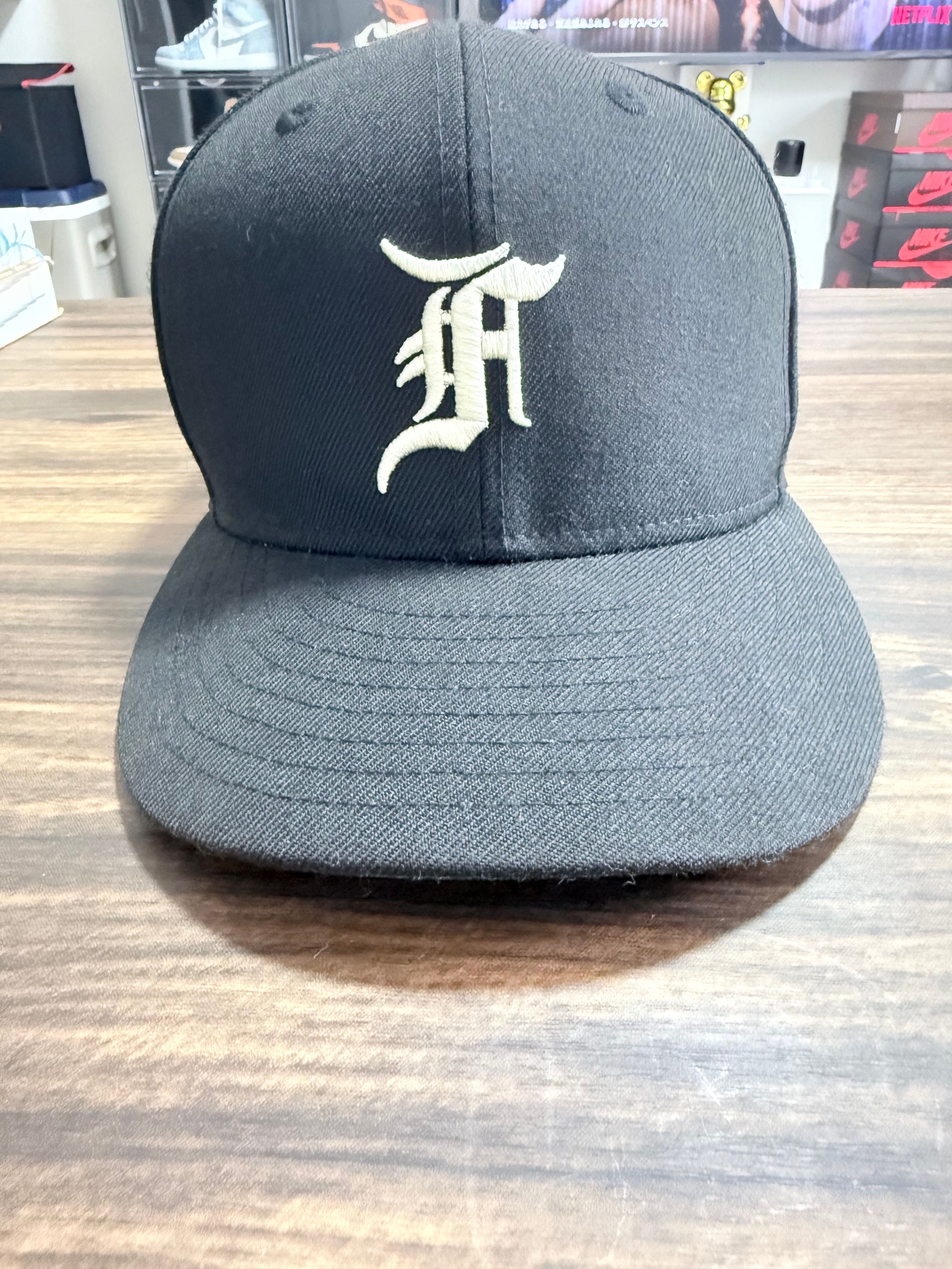 NEW ERA FEAR OF GOD ESSENTIALS 59FIFTY F LOGO Under Visor "Black"