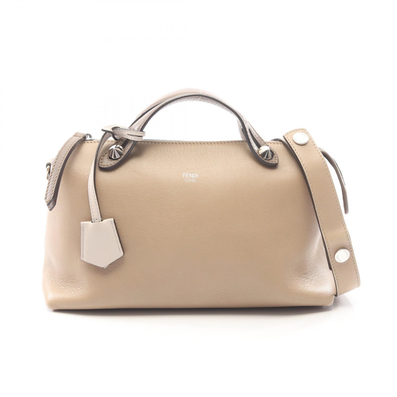フェンディ FENDI BY THE WAY MEDIUM バイザウェイ ミディアム 2WAY ハンドバッグ バッグ レザー レディース ベージュ系 8BL124 【中古】