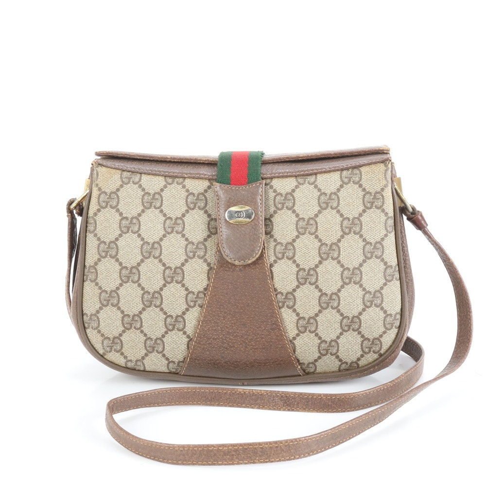 グッチ GGスプリーム シェリー ライン ショルダーバッグ