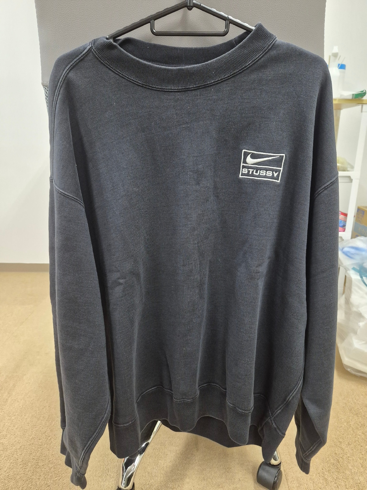 Stussy x Nike Wash Crew (US Size) "Black" DO5310-010
