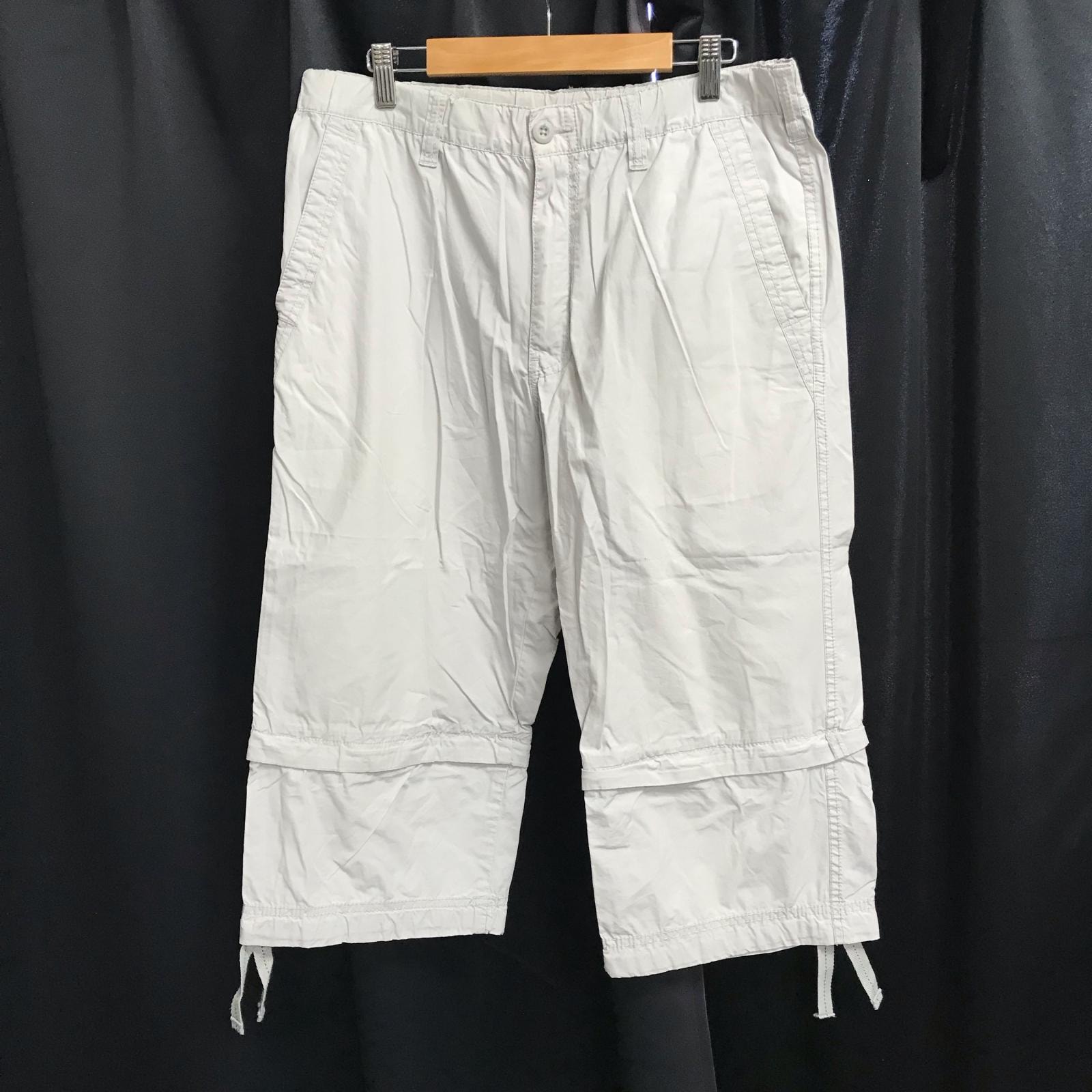 UNIQLO【ユニクロ】 ハーフパンツ【メンズM/股下49cm/ライトグレー/gray】ズボン/ボトムス/Pants/Trouser◆BJ110-f