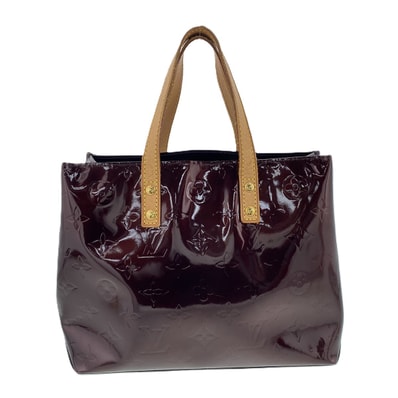 【値下げ】LOUIS VUITTON ルイ・ヴィトン リードPM ハンドバッグ M91993 モノグラムヴェルニ パープル レディース【中古】
