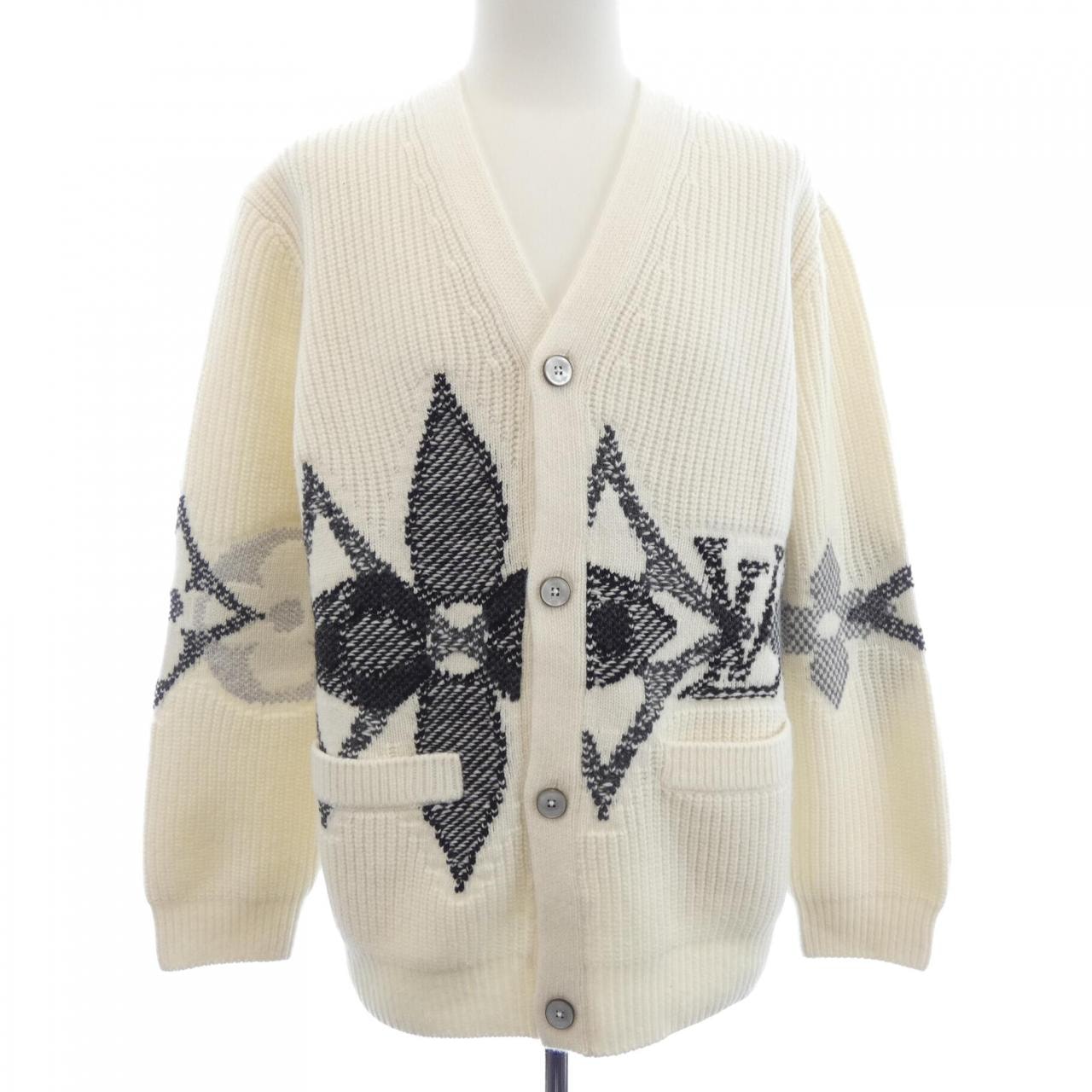 ルイヴィトン LOUIS VUITTON グラフィックニットカーディガン HUN35WPWX カーディガン