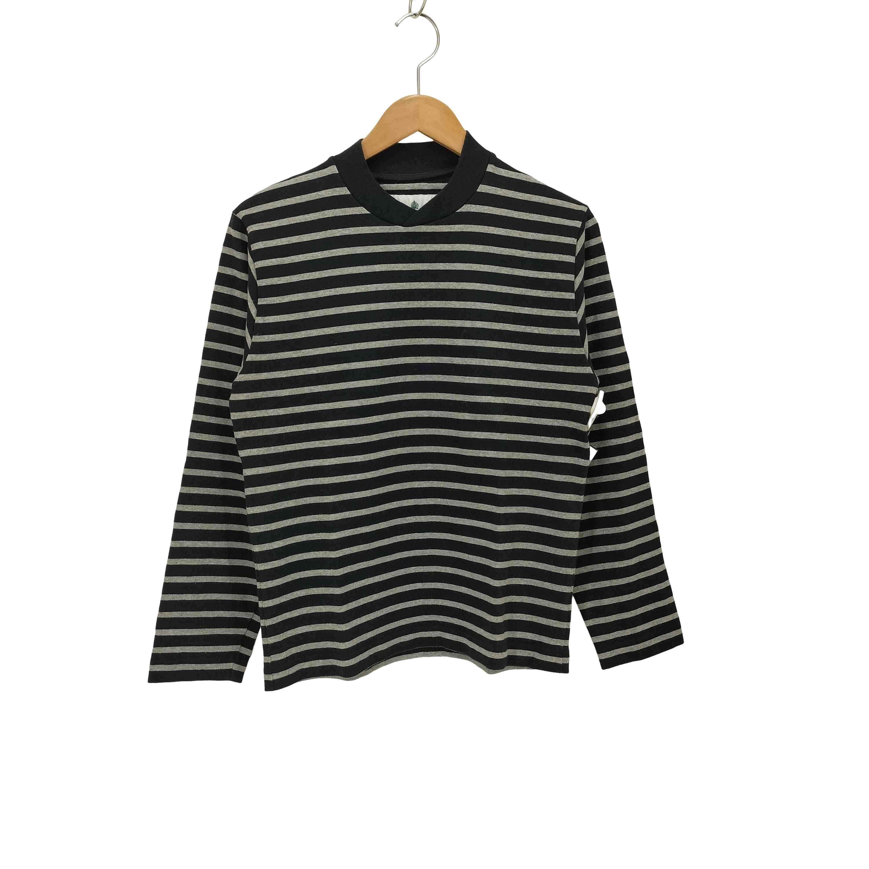 クロスネット ボーダー ロングTシャツ【1142437096528】