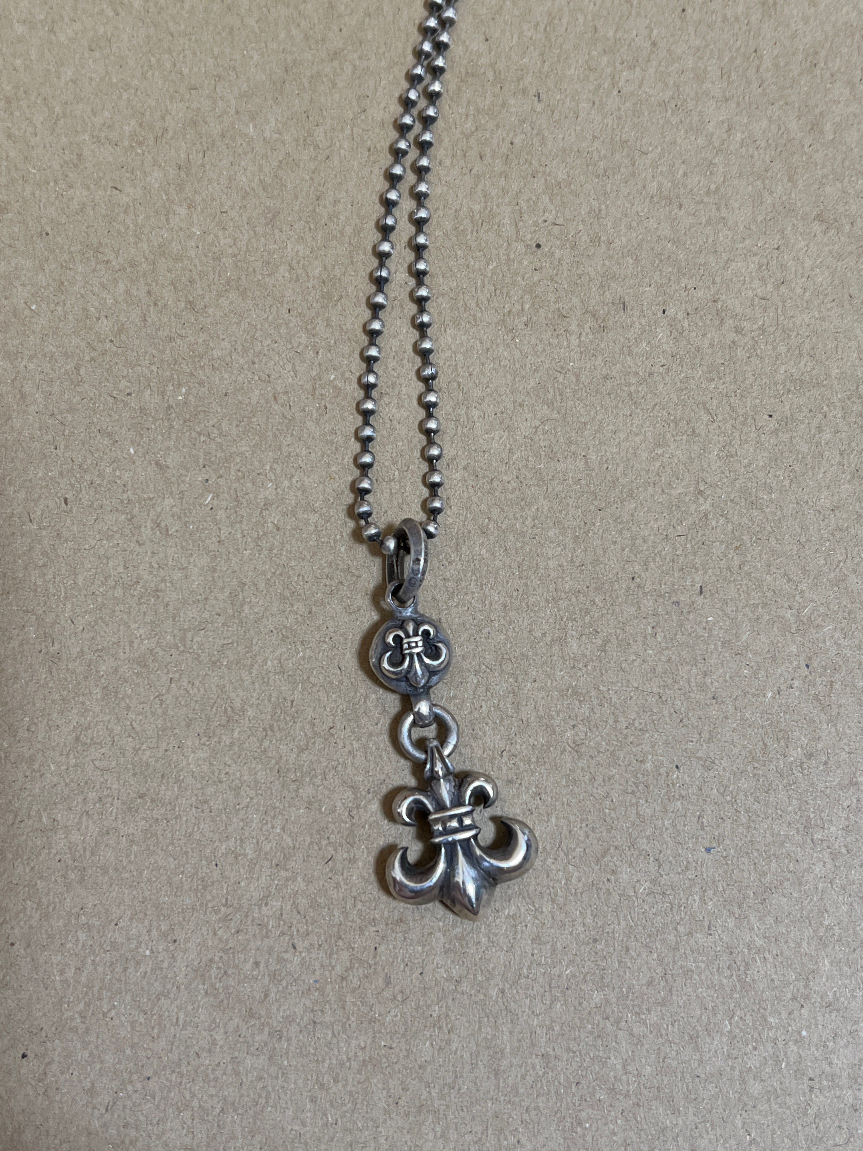 Chrome Hearts 1 Ball BS Flare Charm "Silver"