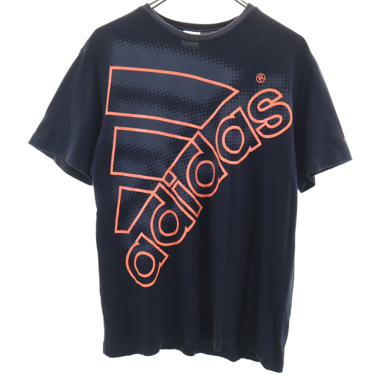 adidas アディダス 半袖 Tシャツ L ネイビー