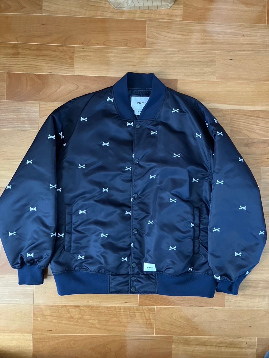 Wtaps TEAM / JACKET / NYLON. TWILL. TEXTILE "Navy"