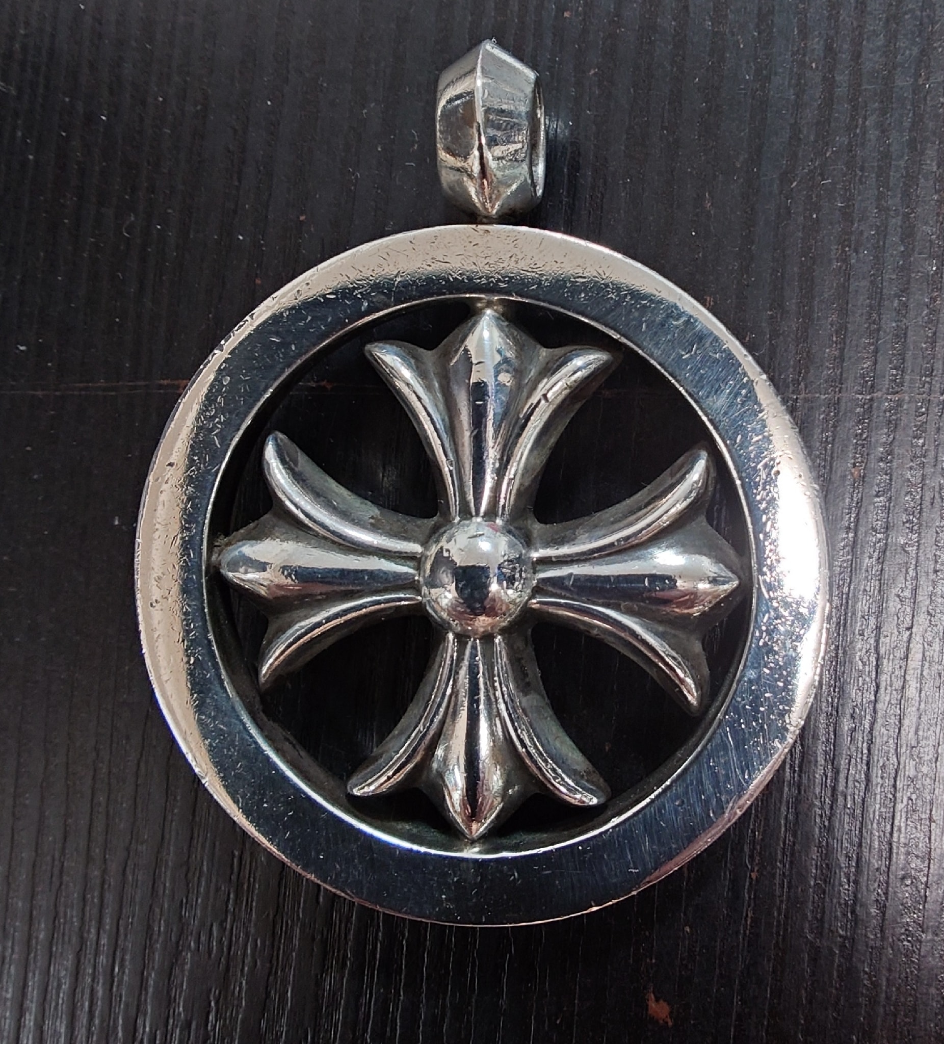 Chrome Hearts CH Plus Medallion Pendant "Silver"
