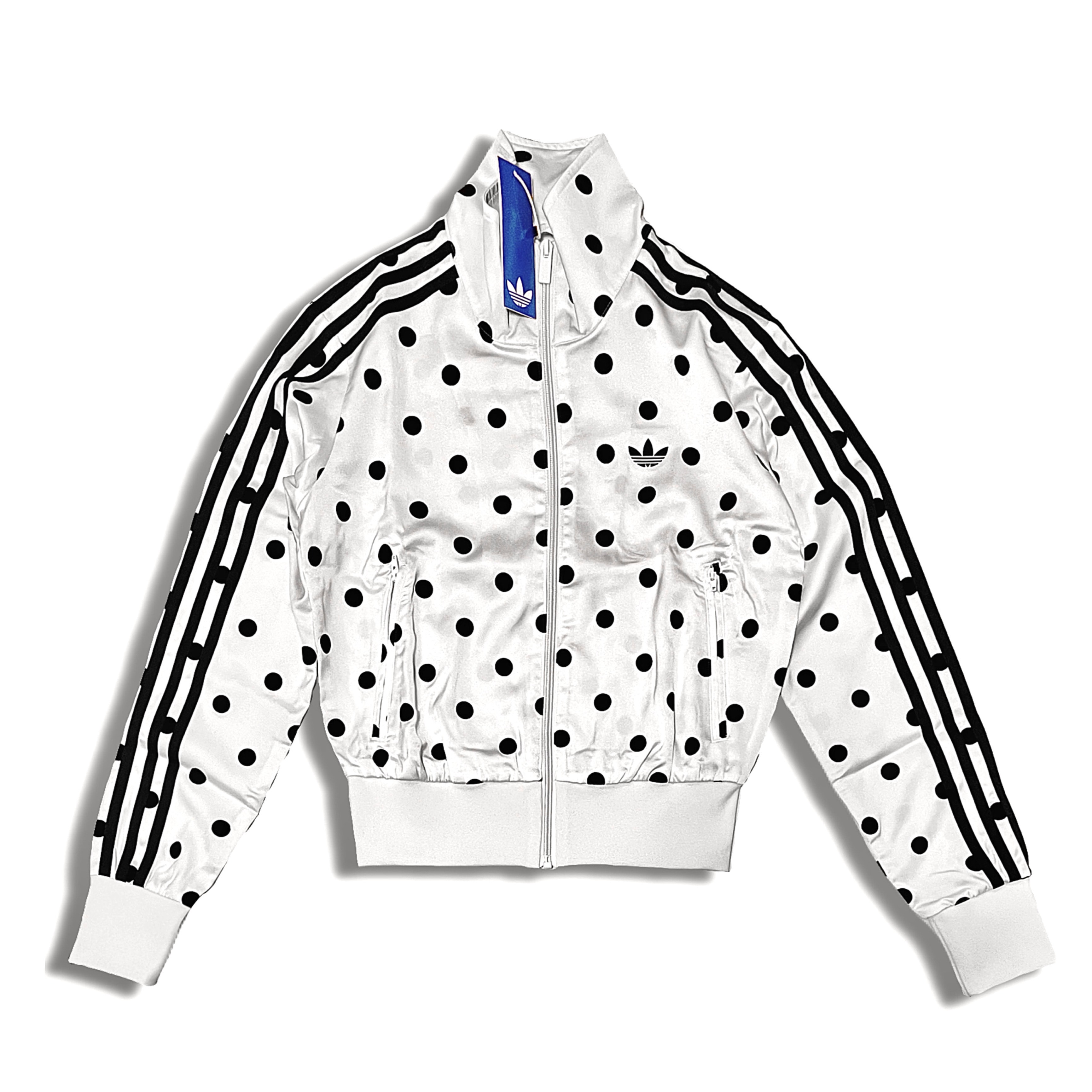 adidas Satin Polka Dot TT Track Top "Off White"
