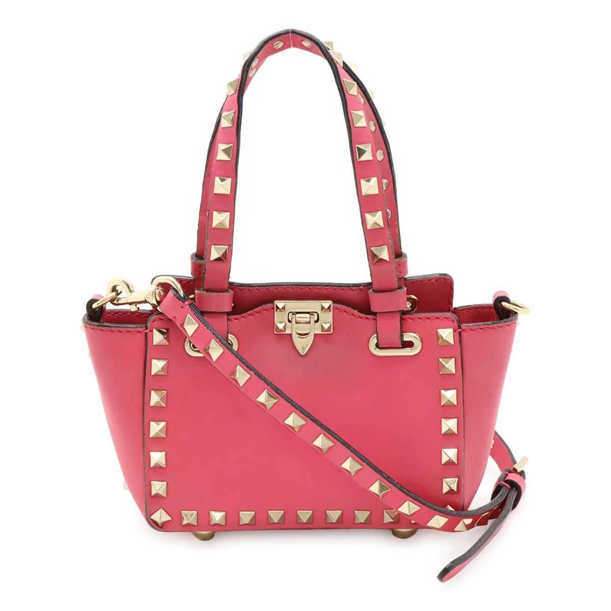 ヴァレンティノ・ガラヴァーニ ロックスタッズショルダーバッグ レディース