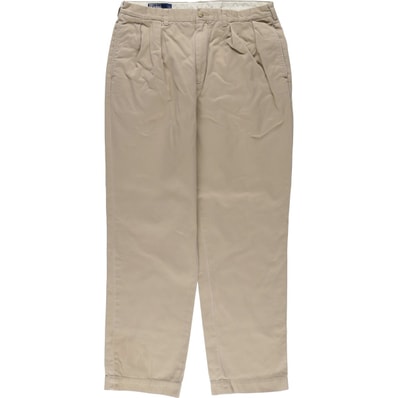 古着 ラルフローレン Ralph Lauren POLO by Ralph Lauren ANDREW PANT ツータック チノパンツ メンズw34相当/eaa615847