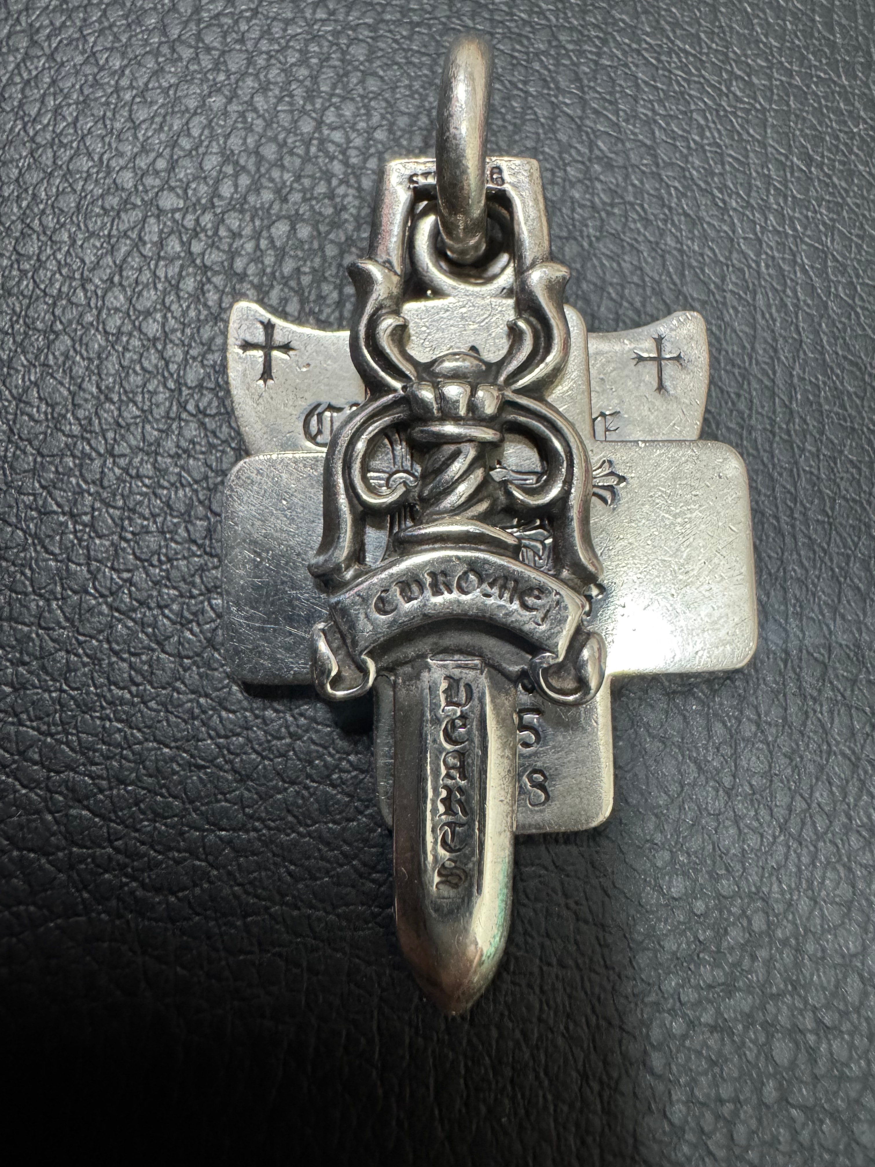 Chrome Hearts 3 Trinkets Pendant "Silver"