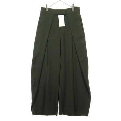 未使用 ZARA ザラ ワイドパンツ S カーキ系