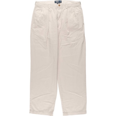 古着 ラルフローレン Ralph Lauren POLO by Ralph Lauren ツータック チノパンツ メンズw35相当/eaa542801