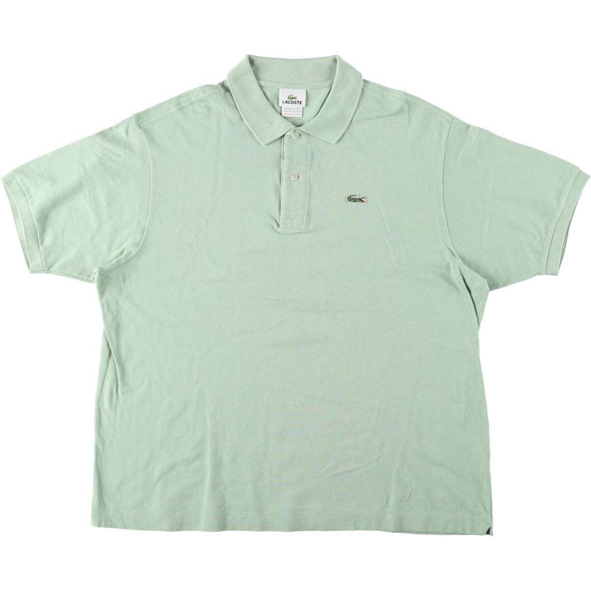 古着 ラコステ LACOSTE フランス企画 半袖 ポロシャツ エルサルバドル製 7 メンズXXL相当/eaa622924