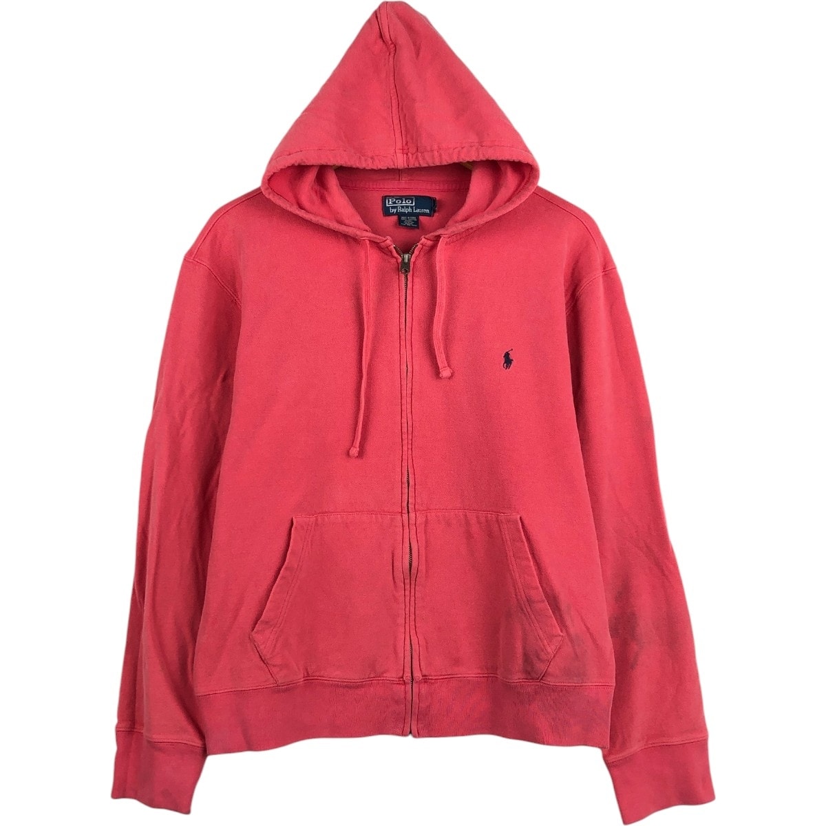 古着 ラルフローレン Ralph Lauren POLO by Ralph Lauren 鹿の子 スウェットフルジップパーカー メンズL相当/eaa679730