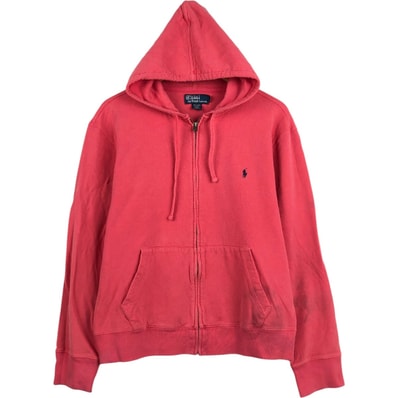 古着 ラルフローレン Ralph Lauren POLO by Ralph Lauren 鹿の子 スウェットフルジップパーカー メンズL相当/eaa679730