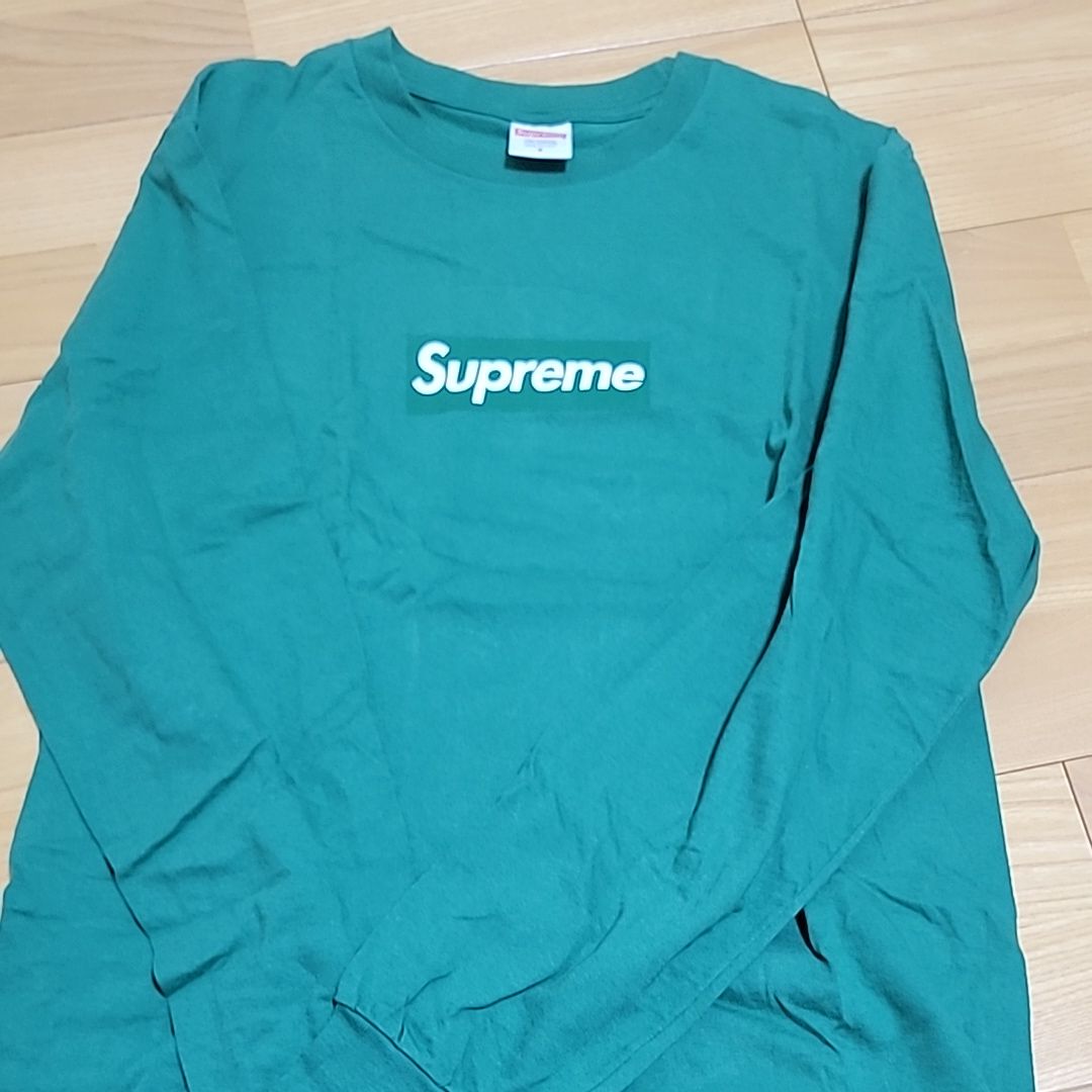 Supreme Box Logo L/S Tee "Green"