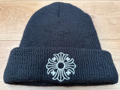 Chrome Hearts Wool Watch Cap CH Plus "Black/White"