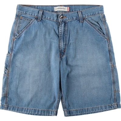 古着 リーバイス Levi's CARPENTER デニムペインターショーツ ハーフパンツ メンズw38相当/eaa647907