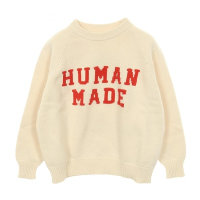 ヒューマンメード HUMAN MADE タイガー ニット 衣料品 トップス コットン ウール ナイロン レディース ホワイト系 / レッド系 【中古】