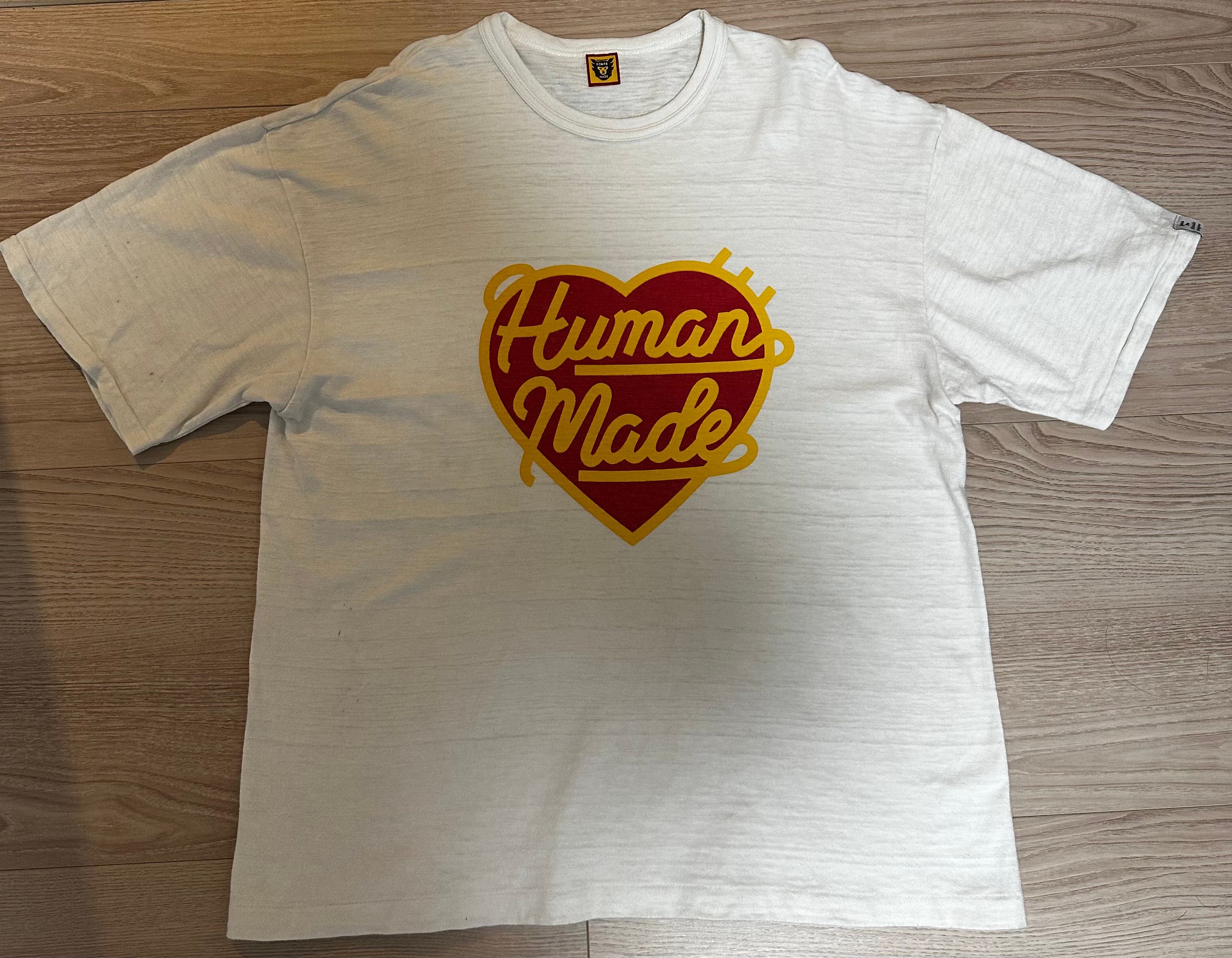 HUMAN MADE HEART T-SHIRT "White"