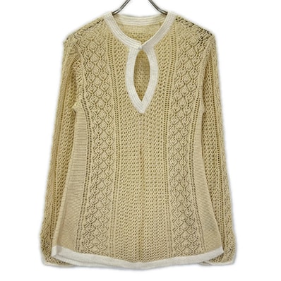 トゥデイフル 12220519 ベージュ Pattern Lace Knit F