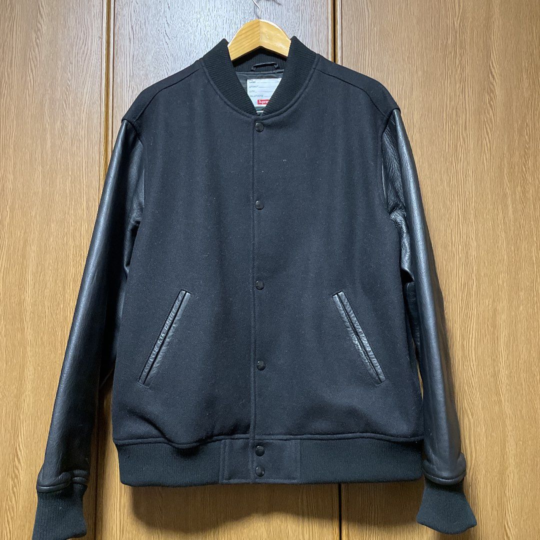 Supreme Motion Logo Varsity Jacket "Black"