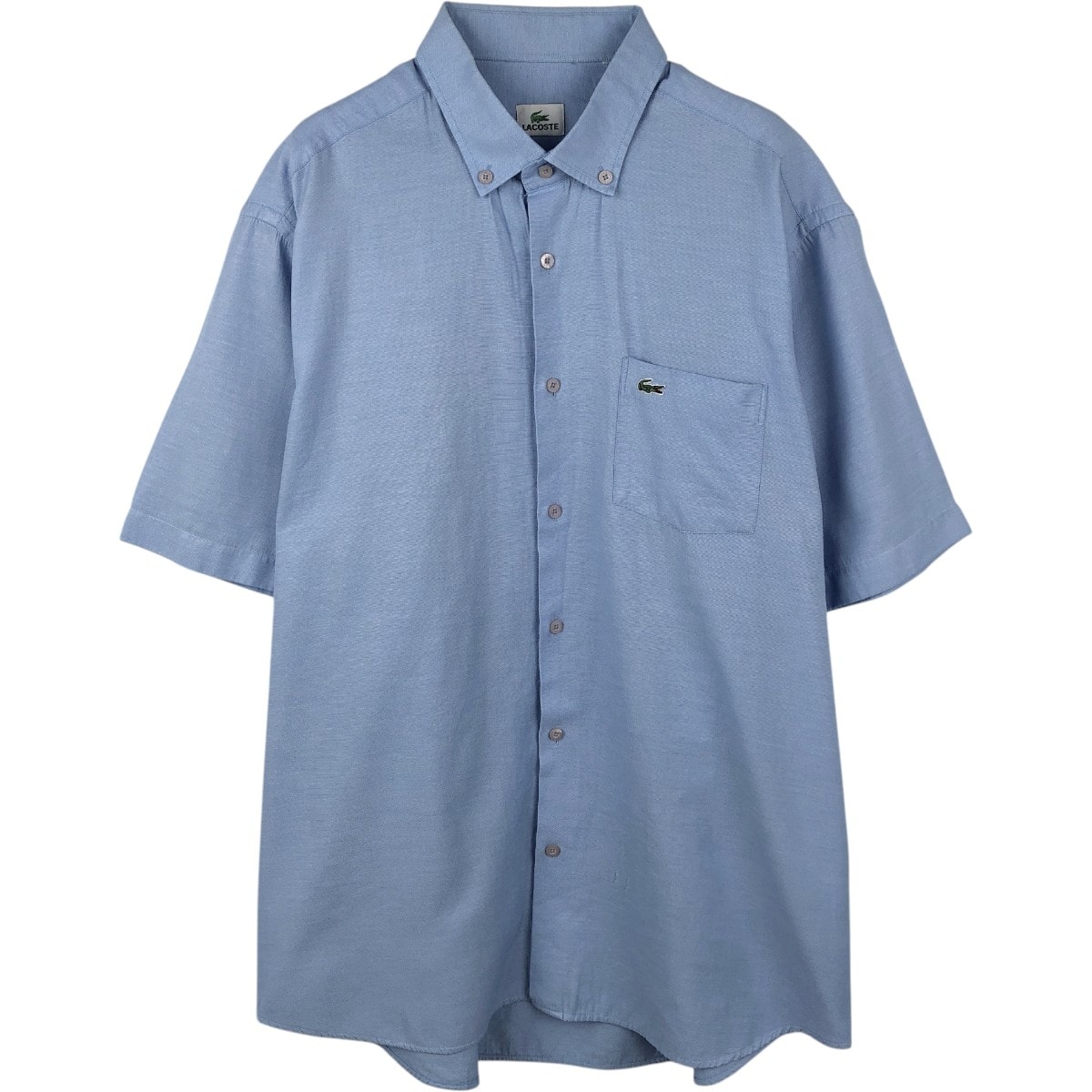 古着 ラコステ LACOSTE 半袖 ボタンダウンシャツ メンズXL相当/eaa665321