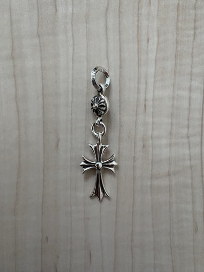 Chrome Hearts 1 Ball Tiny CH Cross Charm "Silver"