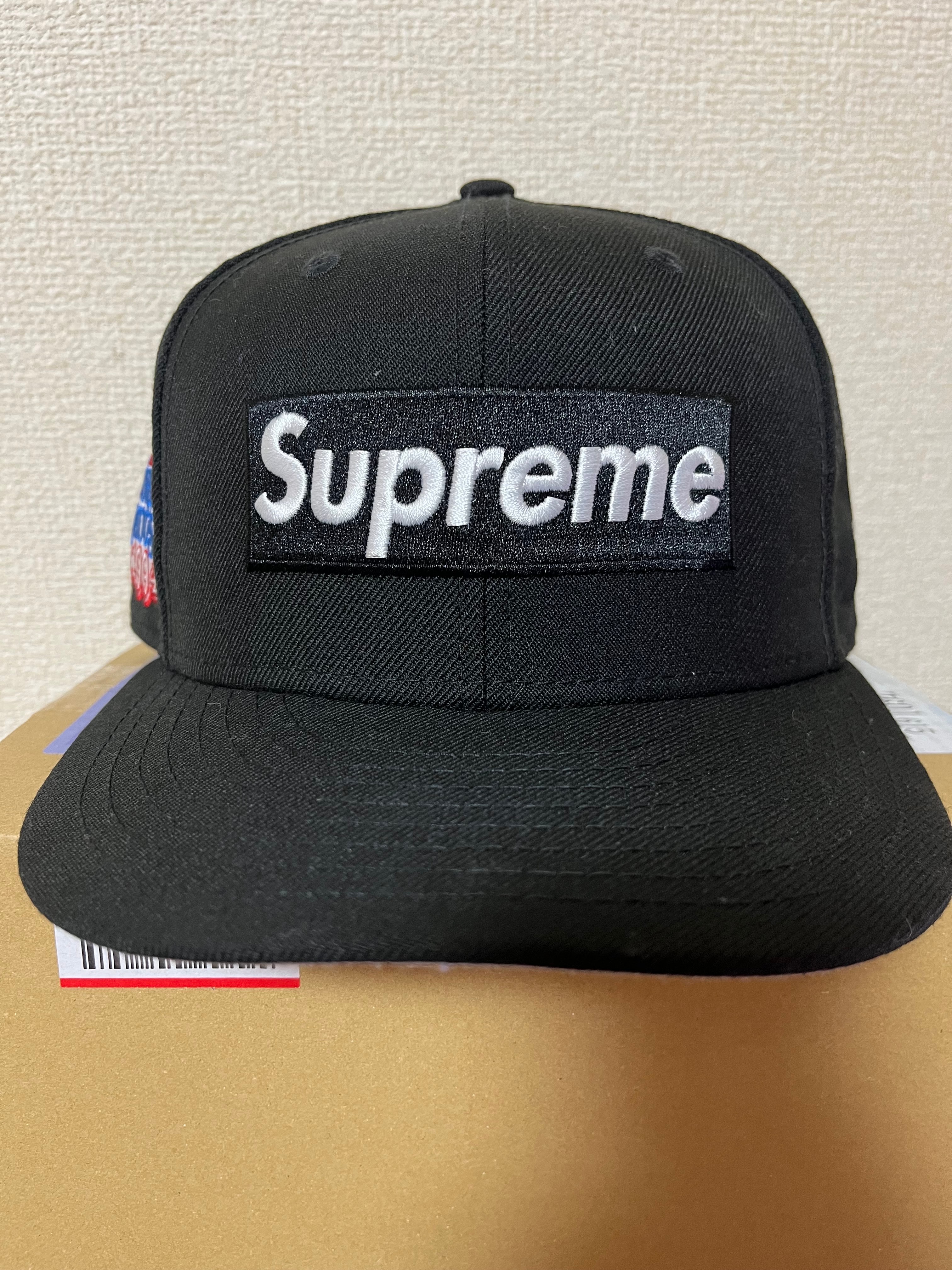 Supreme World Famous Box Logo New Era® "Black"